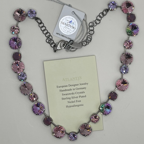 VINTAGE Atlantis Berlin Rimini Necklace in “Pinkish”🧜‍♀️ - Picture 7 of 9